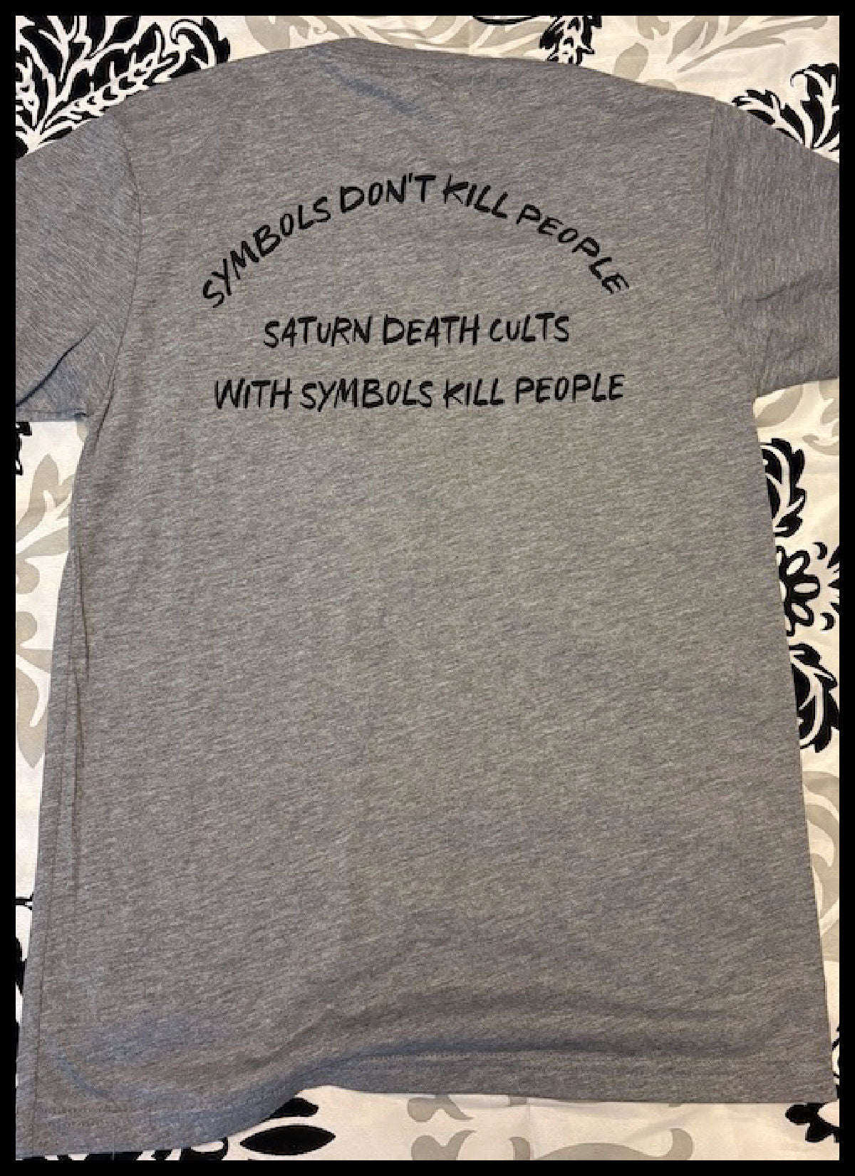 George Bush Skull & Bones Saturn Death Cult Shirt- ULTRA SOFT!