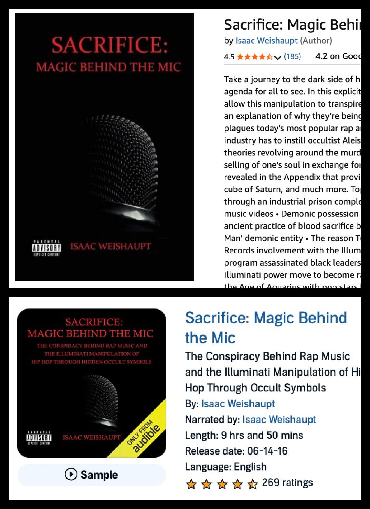 Sacrifice: Magic Behind the Mic Signed Paperback