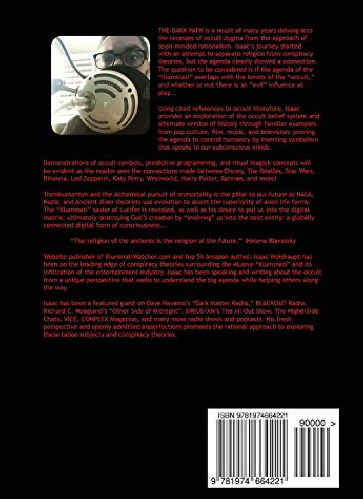 THE DARK PATH by Isaac Weishaupt Signed Paperback