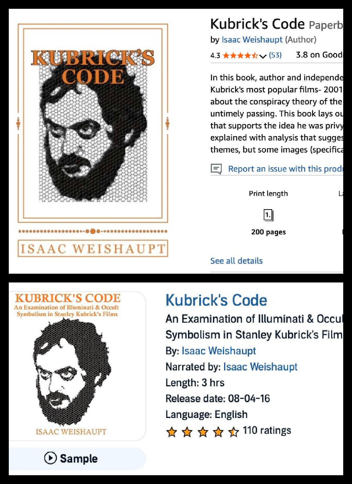 Kubrick's Code Signed Paperback