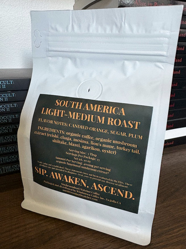 Mushroominati Watcher Mushroom Infused Coffee- Whole Bean