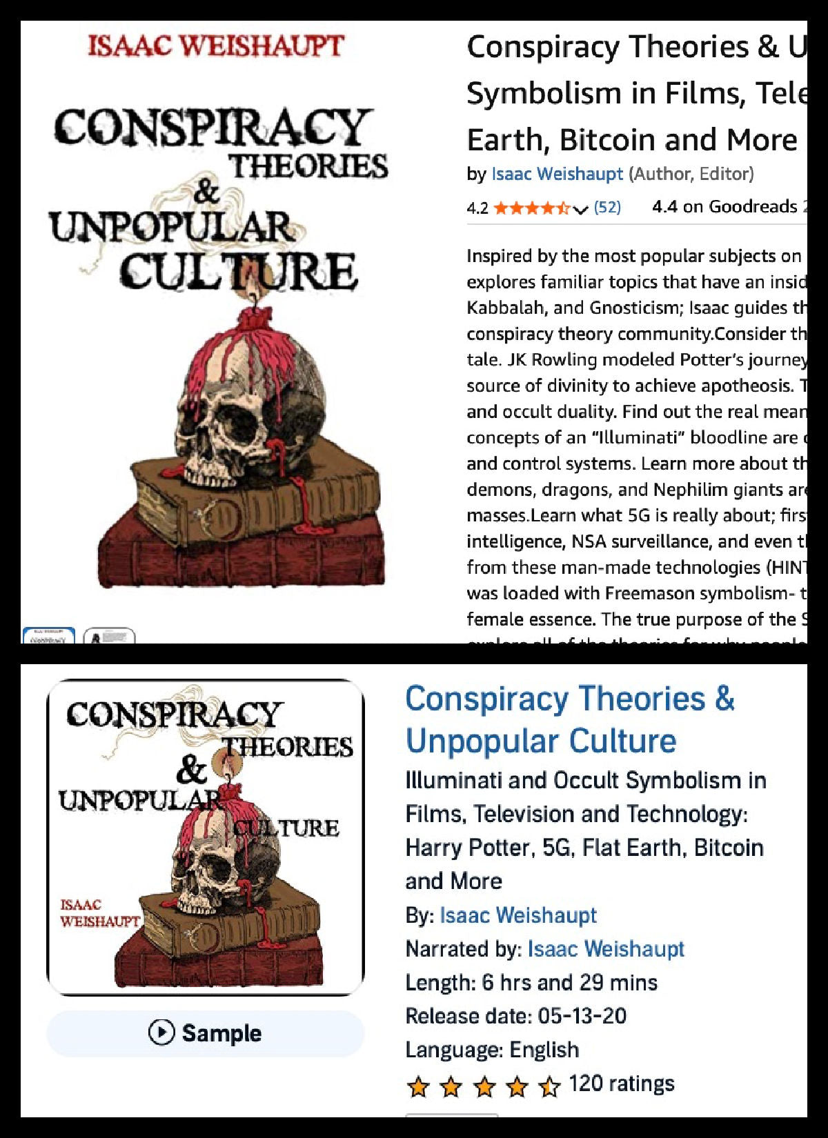 Conspiracy Theories & Unpopular Culture: The Book Signed Paperback